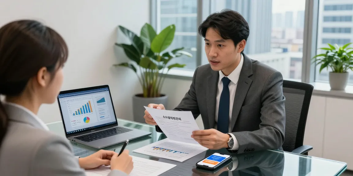 소액결제현금화 전략을 상담하는 전문 금융 컨설턴트의 이미지