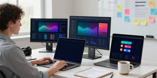 Workspace with instant indexing tools for digital marketers